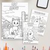 Farm Animal and Sounds Coloring Pages - Image 4
