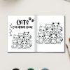 Kitten's Adventures - 21 Cat Coloring Pages - Image 3