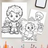 Roars, Paws & Whiskers - 100 Kids Coloring Pages - Image 4