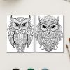 Night Watchers: 50 Owl Coloring Designs for Relaxation and Creativity - Image 3