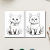 Whisker World: 105 Cat Coloring Pages for Feline Lovers - Fun and Creative Designs for Cat Enthusiasts - Image 3