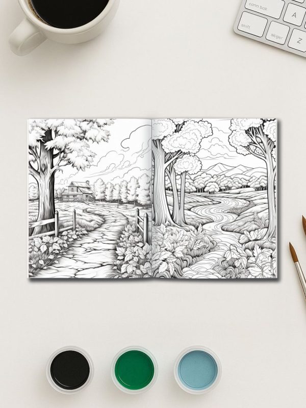 Autumn Dreams: Seasonal Adult Coloring Pages for Relaxation and Creativity - Image 3