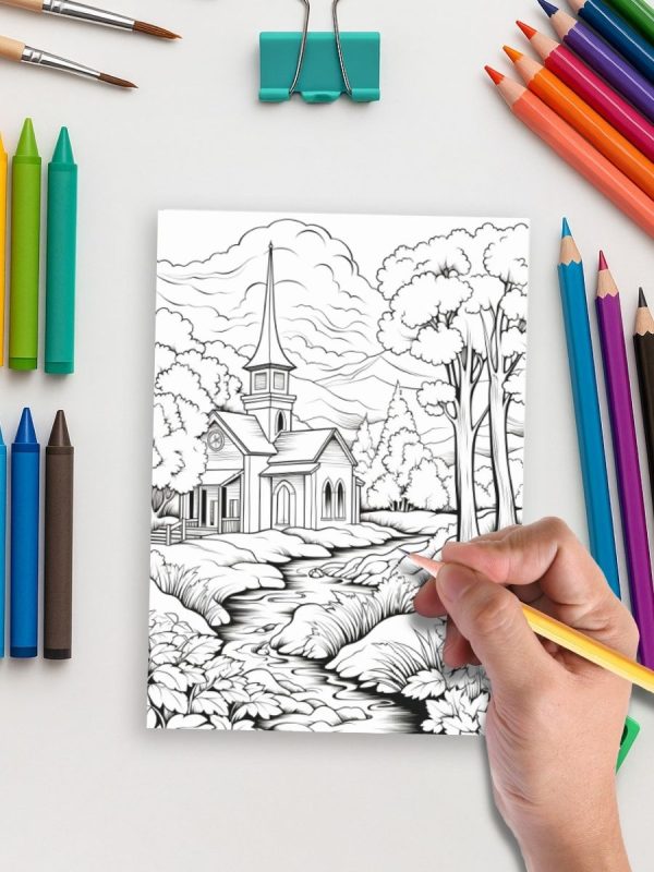 Autumn Dreams: Seasonal Adult Coloring Pages for Relaxation and Creativity - Image 5