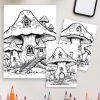 Whimsical Mushroom Houses: Enchanting Garden Decor for Forest Fungi Fantasy - Image 4