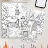 Cozy Christmas: 50 Festive Holiday Celebration Pages for a Warm and Joyful Season - Image 4