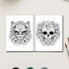 Sugar Skull Fiesta: 100 Coloring Pages for Day of the Dead - Image 3