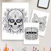 Sugar Skull Fiesta: 100 Coloring Pages for Day of the Dead - Image 4