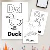ABC Fun Time: 100 Alphabet-Themed Coloring Pages for Kids - Image 4