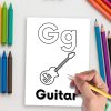 ABC Fun Time: 100 Alphabet-Themed Coloring Pages for Kids - Image 5