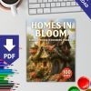 Beautiful Floral House Coloring Pages for Relaxation and Creativity - Image 2