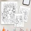 Fairy Glow: 230 Enchanting Fairy Coloring Pages for All Ages - Image 4