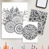 Mandala Flower Coloring Pages - Floral Flow Collection - Image 4
