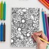 Mandala Flower Coloring Pages - Floral Flow Collection - Image 5