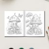 Whimsical Mushroom Cottage Magic: 75 Enchanting House Pages - Image 3