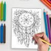 Blooming Beauty: Floral Dreamcatchers for Sale - Image 5