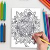 Mindful Mandala Scenes of Life: Inner Reflections Coloring Book - Image 5