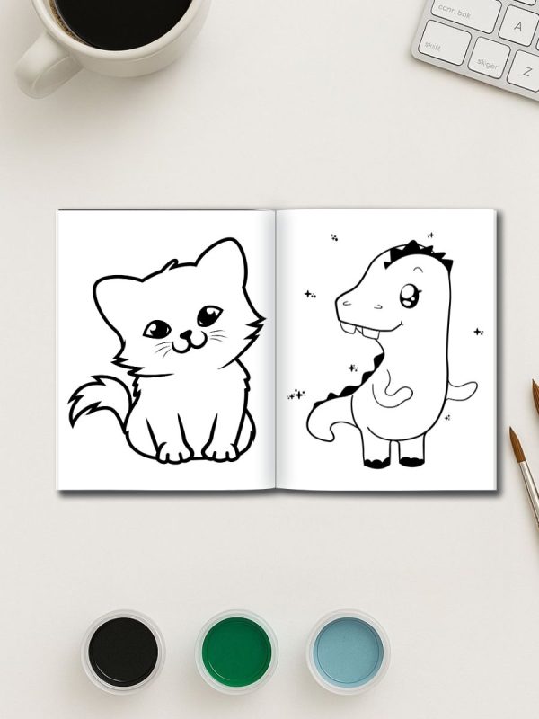 Animal Friends Forever: Adorable Animal Coloring Pages for Kids - Image 3