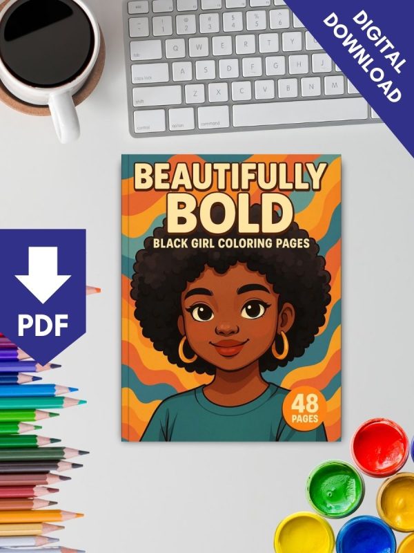 Stunning Black Girl Coloring Pages - Bold and Beautiful Designs - Image 2