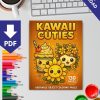 Kawaii Cuties – 130 Adorable Everyday Object Coloring Pages - Image 2