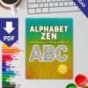 Mandala Letters: Alphabet Zen for Mindful Coloring - Image 2