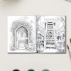 Enchanting Fairy Portal Coloring Pages for Adults and Kids: Magical Designs for Relaxation and Creativity - Image 3