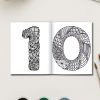 Mandala Letters: Alphabet Zen for Mindful Coloring - Image 3
