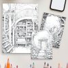 Enchanting Fairy Portal Coloring Pages for Adults and Kids: Magical Designs for Relaxation and Creativity - Image 4