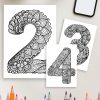 Mandala Letters: Alphabet Zen for Mindful Coloring - Image 4