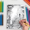 Enchanting Fairy Portal Coloring Pages for Adults and Kids: Magical Designs for Relaxation and Creativity - Image 5