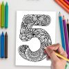 Mandala Letters: Alphabet Zen for Mindful Coloring - Image 5