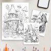 Whimsical Garden Gnome Coloring Pages: Fun & Creative Designs for All Ages - Image 4