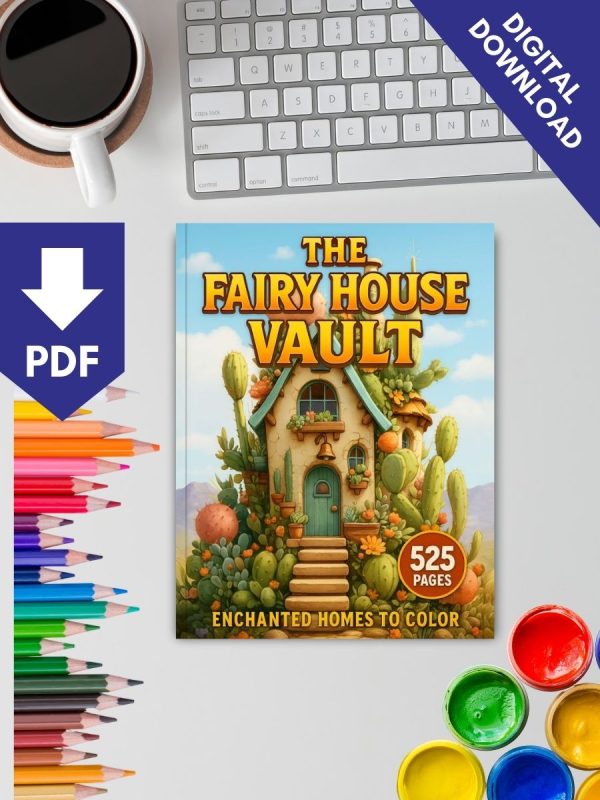 Enchanted Fairy Homes Coloring Book: Magical Designs Vault - Image 2