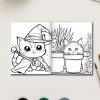 Purrfectly Kawaii – 160 Cute Cat Coloring Pages - Image 3