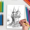 Enchanted Fairy Homes Coloring Book: Magical Designs Vault - Image 5