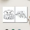 Animal & Snack Time – 184 Animals & Fruits Coloring Pages for Kids - Image 3