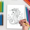 Animal & Snack Time – 184 Animals & Fruits Coloring Pages for Kids - Image 5