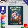 Festive Easter Bloom Baskets Coloring Pages for Spring Fun - Image 2