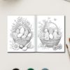 Festive Easter Bloom Baskets Coloring Pages for Spring Fun - Image 3