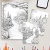 Pathways of the Garden – 25 Scenic Coloring Pages - Image 4
