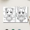 Super Cute Coloring Pages - Mega Kawaii Bundle for Kids and Adults - Image 3