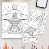 Intergalactic Adventures: Space Coloring Book for Kids (50 Pages) - Image 4