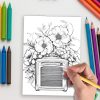 Vintage Bloom Treasures – 175 Flower-Adorned Objects - Image 5