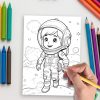 Intergalactic Adventures: Space Coloring Book for Kids (50 Pages) - Image 5