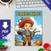 Pirates Ahoy! Coloring Book: 50 Swashbuckling Pages for Kids and Adults – Fun Pirate Designs - Image 2