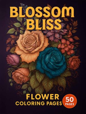 Blossom-Bliss-Flower-Coloring-Pages