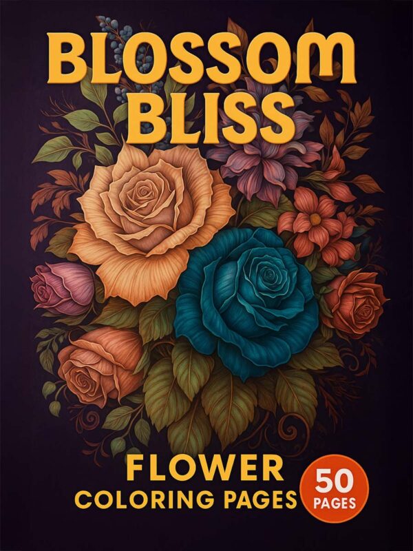 Blossom-Bliss-Flower-Coloring-Pages