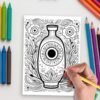 Boho Expressions: Whimsical Art Pages for Creative Inspiration - Get Inspired Today! - Image 5