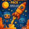 Boys-Galaxy-Pack-Robots-Cars-Rockets-Pages
