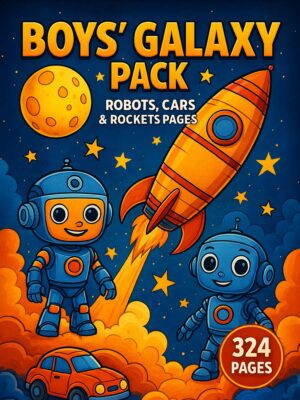 Boys-Galaxy-Pack-Robots-Cars-Rockets-Pages