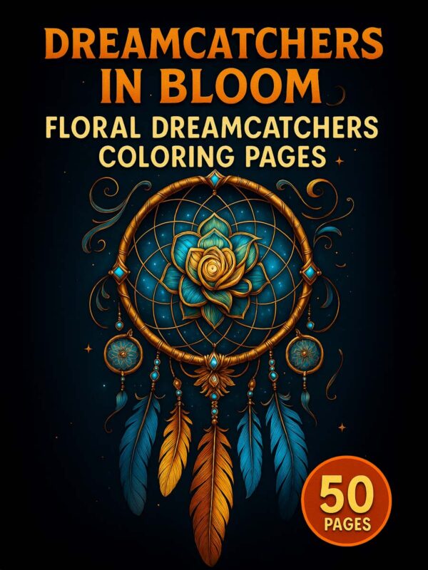 Blooming Beauty: Floral Dreamcatchers for Sale